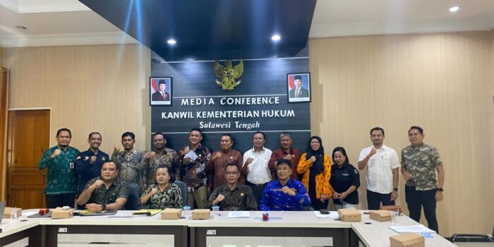Bappemperda DPRD Morowali Utara konsultasi pembahasan Raperda ke Kantor Wilayah Kemenkumham Sulawesi Tengah