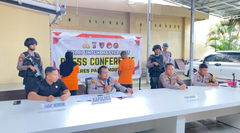 Kapolres Parigi Moutong rilis kasus penambang emas ilegal di Parigi Moutong