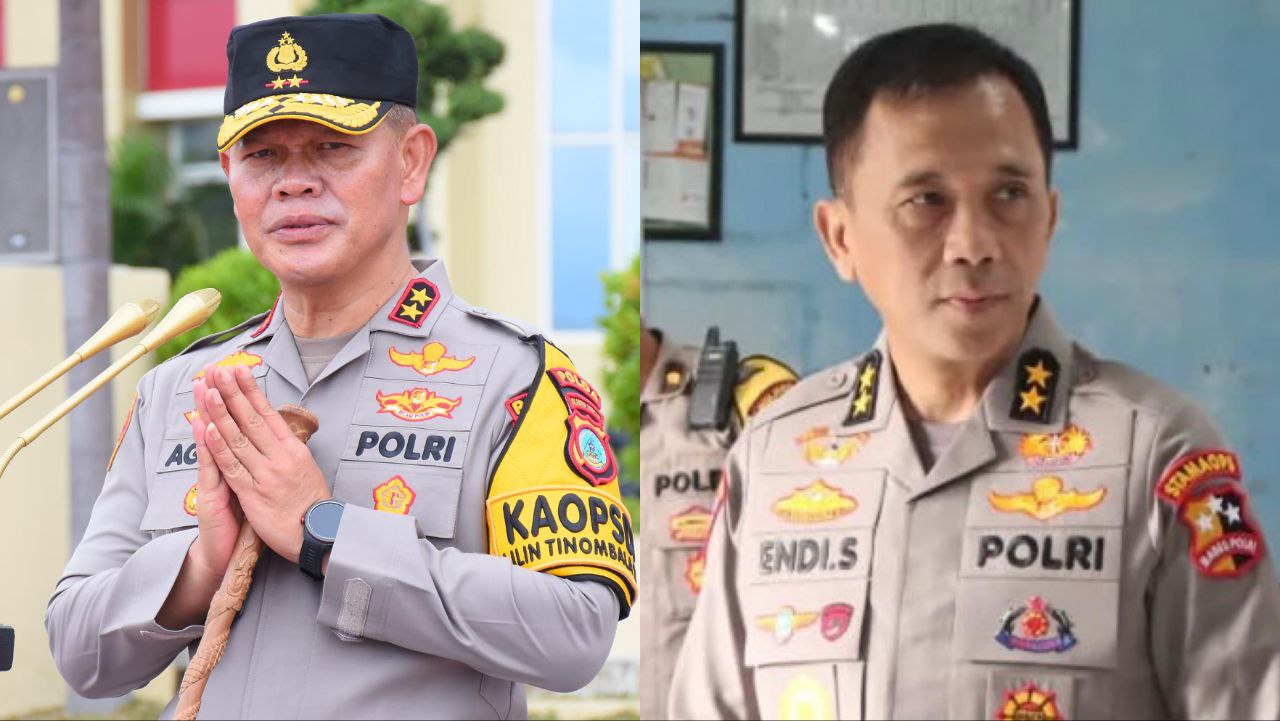 Pergantian Kapolda Sulteng, Irjen Endi Sutendi resmi menggantikan Irjen Agus Nugroho.