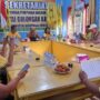 Rapat persiapan HUT ke-61 Partai Golkar Morowali Utara di Sekretariat DPD II Golkar Morut bersama pengurus partai menjelang kegiatan sosial dan lomba domino.