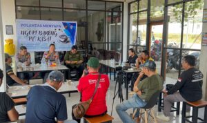 Ngopi Bareng Media Satlantas Polres Morut di Kolonodale