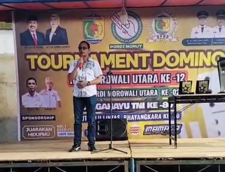 Dukung Turnamen Domino di HUT ke-12 Morut, Warda Dg Mamala Sumbang Dana Pribadi Rp100 Juta